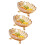 Handcrafted Glass Serving Plate Snacks Bowl Suitable For-amber 1