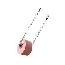 Engaging Bird Chewing Stone To Promote Natural Foraging-Pink