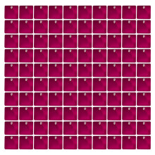 12PCS Sparkling Wind Moving Boards 30x30cm-Glänzendes Rosenrot