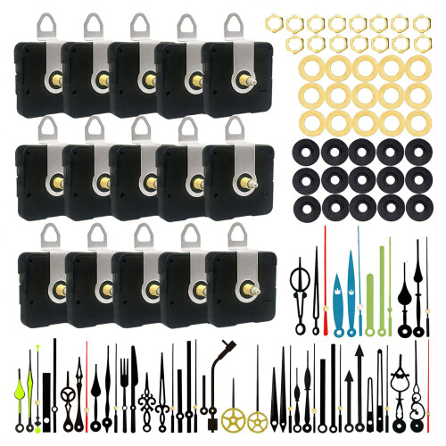 Uhrwerk-Sets, leiser Mechanismus und verschiedene-Set 5