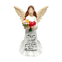 Contemporary Angel Statue Symbolizing Friendship for Coworkers