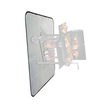 Dubbelzijdige vuurvaste beschermmat voor terras onder grill-XS