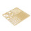Kupfer-Eisstempel-Tablett A, 82,00 g, 11x11 cm 1