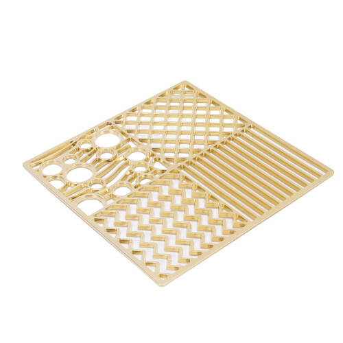 Kupfer-Eisstempel-Tablett A, 82,00 g, 11x11 cm