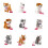 Electric Plush Animal Leash Control Pet Toy For-White Faced 2