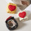 Leather Coin Pouch Compact Change Holder Mini Pocket-White 6