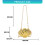 Organized Evening Bag With Internal Card Pockets-Gold version A 4