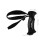 Durable Black Nylon Hiking Pole Grip with Wrist Strap for Trekking 2