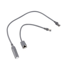 Adattatore RJ45 satellitare rettangolare per Gen3 V3 impermeabile IP68 1200 Mbps 2 pezzi