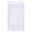 1x Vertical Hard Plastic Badge Holder Double Card ID Multi Transparent 10x6cm 1