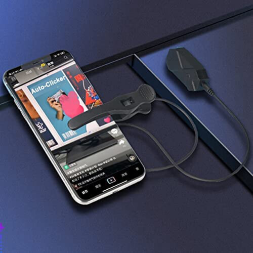 Mobile Phone Screen Clicker, Analog Finger Connecting Device, Automatic Physical Intelligent Mute Touch Screen(C) 1