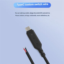 USB Type-C Male Female Plug Power Supply Charger Connector Cable Repair Cable Welding Type Wire 2 Core Cable