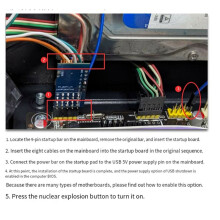 Computador de Mesa Sem Fio BotãO de ComutaçãO de Mesa Host Externo Sem Fio Ligar BotãO de IníCio Remoto Multifuncional