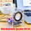 HU-009  Speaker  Spaker Unit Electronic Component DIY Kit Wireless Wired 5V  Powered and Acrylic Shell 2