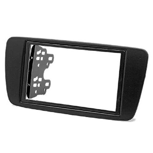 2X 2 DIN Adapter CD Trim Panel Stereo Interface Radio Car Frame Panel Fascia for  Ibiza 2008+ 1