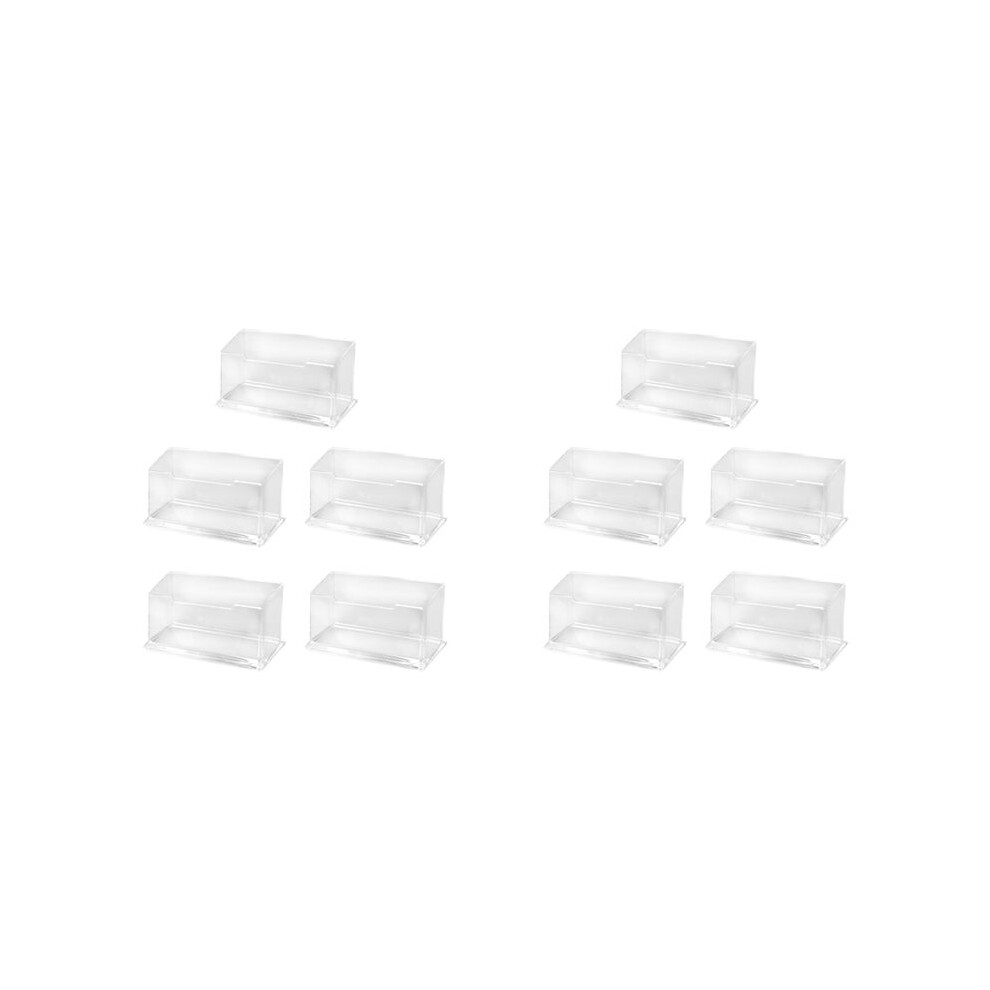 10X New Clear Desktop Business Card Holder Display Stand Acrylic Plastic Desk Shelf 6033401222775