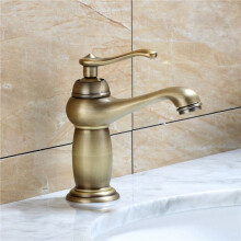 3X Badezimmer Bassin Hahn Antiker Messing Mischer Festes Kupfer Luxus Europa Art Hahn- HäHne