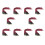 200 Pcs 5.5 X 2.1mm Male  Power Jack Plug CCTV Camera Power Connection 2