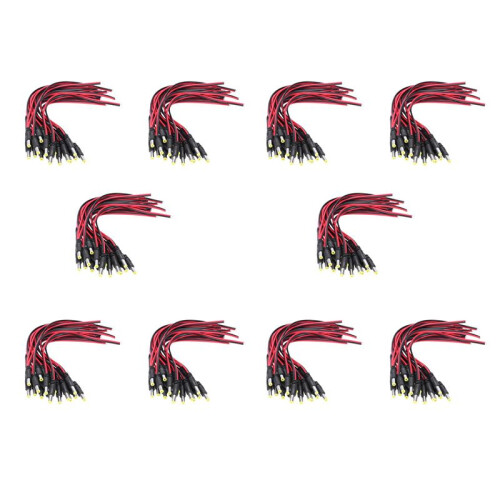 200 Pcs 5.5 X 2.1mm Male  Power Jack Plug CCTV Camera Power Connection 1