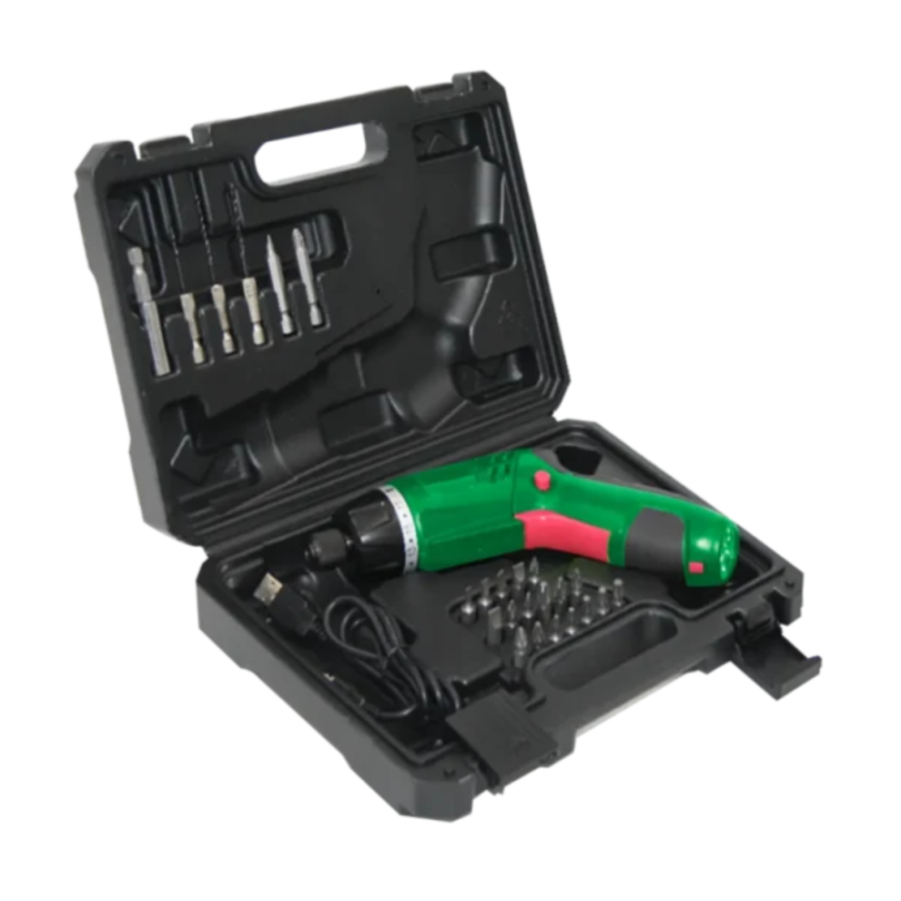 Eckman 3.6V Cordless Screwdriver Set 24Pc Tool Kit 5060619858206