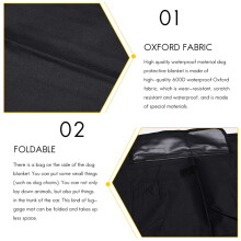 Dog Trunk Protector Dog Waterproof Trunk Cover For Dogs Car Universal Dog Protective Cover With Side Guard Protective Cover For Trunk Anti-Slip Wear