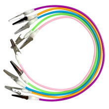 Paquete de 10 Clips de Silicona para Baberos Dentales, Cadena y Soportes para Servilletas, Colores Surtidos, 2 de Cada Color