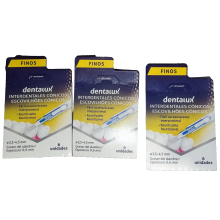 3 x Dentalux Interdental Pick Conical Fine 2,5-4,5mm - Ultra fine 2.5mm