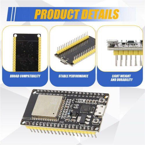 1PCS ESP32 Development Board WiFi+ Ultra-Low Power Dual Core Specification Model ESP32 38Pin CH9102 2
