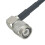 Plugue Macho RG58 TNC para Plugue Macho TNC Conector de Ângulo Reto RF Jumper Pigtail Cable 3