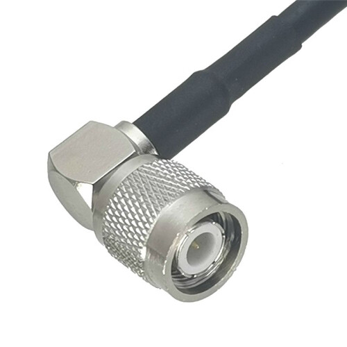 Plugue Macho RG58 TNC para Plugue Macho TNC Conector de Ângulo Reto RF Jumper Pigtail Cable 2