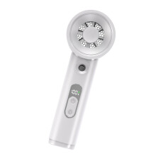 Portable Handheld Misting Fan Folding Rechargeable-White
