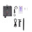 Solar Battery Box Kit Pack Powered Lithium Panel Light with Remote Control for Led String Strip Lamp 24V DIY 7