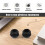 2 Pcs 25mm Dia Plastic Round Tube Inserts End Blanking Caps Black 5