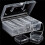 3X Bead Organizer Box with Handle, 24 Pcs Rectangle Storage Plastic Cases,  Clear Bead Storage Containers Boxes 4