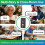 2 Way Wireless Intercom System,1600ft Long Range,Auto Answer,Expandable to 6 Units,Magnetic Wall Mount,30-Day Battery 2