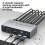 2X2 8K -Compatible 2.1 KVM  8K DP+-Compatible Dual-Screen  Two Inputs and Two Outputs US PLUG 4