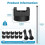 110pcs/Set Magnetic Cable Tie Mount Kit for Efficient Wire Management in Home and Studio 3
