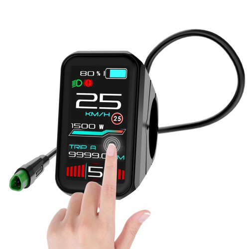 Display para Bicicleta Elétrica VD18MT com  para Motores para Bafang com Protocolo UART e Conector de 5 Pinos 1