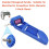 2 Set Drill Bit Sharpener Portable Diamond Drill Bit Sharpening Tool Corundum Grinding Wheel for Iron-Based Drill Bits 3