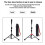 Pickleball Backhand Flick Trainer Baseball Batting Tee Portable Practical Sturdy Professional Batting Practice Black 4