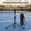 Pickleball Backhand Flick Trainer Baseball Batting Tee Portable Practical Sturdy Professional Batting Practice Black 5