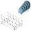 Dish Drying Rack, Arcylic Dish Drainer, Large Capacity Storage Space Saver, Single Tier Dish Holder, 5Grids 8