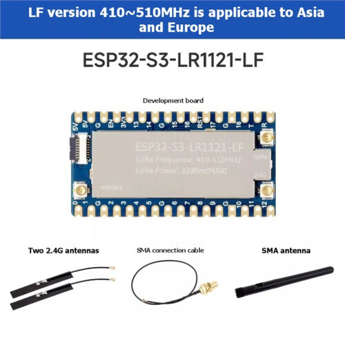 ESP32-S3-LR1121-LF Development Board ESP32-S3 LoRa 2.4G Development Board Wireless Communication Module 1
