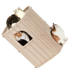 Secure Tree Hole Cave Double Deck Observation Platform-T