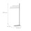 Towel Rack, 3 Bars, Stainless Steel, Freestanding 4