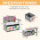 Children's 3-in-1 Table & Chair Set with Storage Bins 2