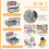 Children's 3-in-1 Table & Chair Set with Storage Bins 3