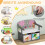 Children's 3-in-1 Table & Chair Set with Storage Bins 4