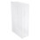 2X Plastic File Organizer Transparent Square Storage Box Storage Box File Storage Box L 3