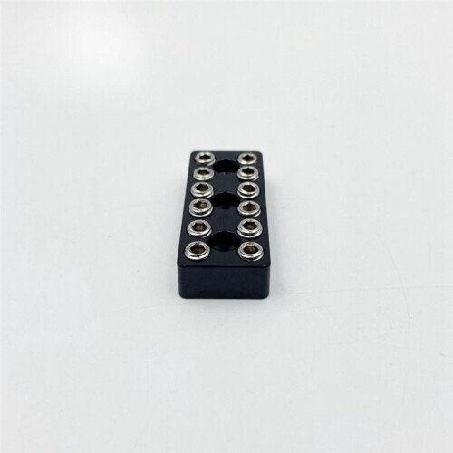 Headless Electric Guitar 6-String Brass Locking Nut, String Retainer Saddle Black 1
